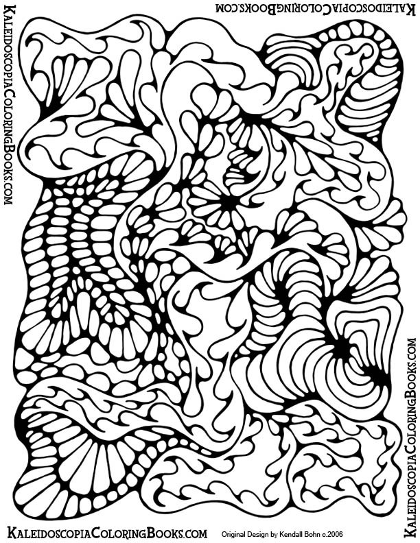 Free Coloring Page: Abstract Adventure III