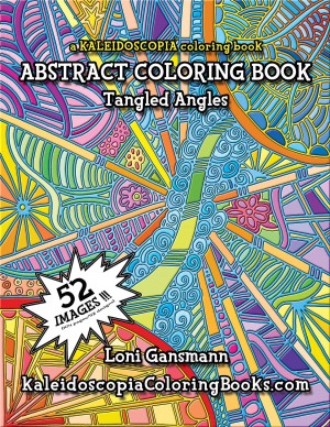 Tangled Angles: An Abstract Coloring Book 