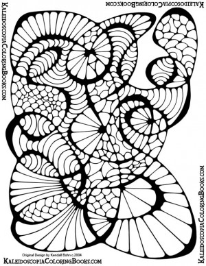 Free Coloring Page: Abstract Adventure II