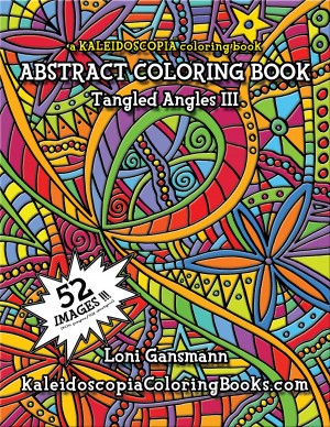 Tangled Angles 3: An Abstract Coloring Book 